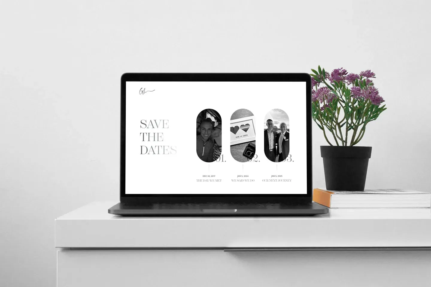 Guiles-Haimes — website mockup