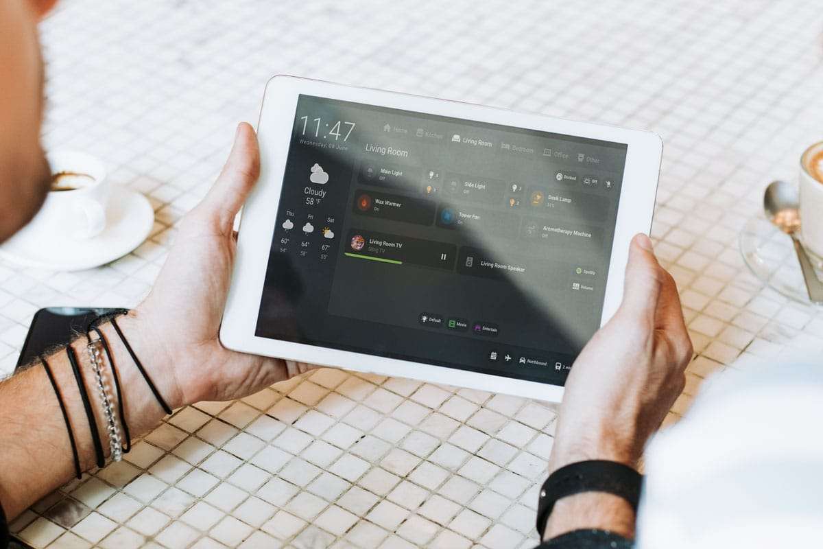 Tablet Mockup Smart Home Design